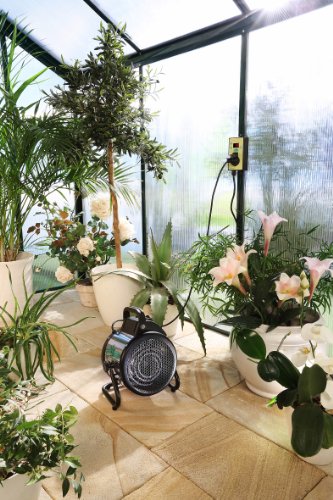 Bio Green Elektrogebläseheizung Palma digital, silber/schwarz, 2000 Watt – Bild 3