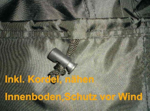 L145cm Grillabdeckung BBQ Grill Abdeckhaube Gasgrill Schutzhülle Haube GHQ5AB – Bild 6