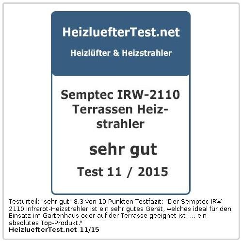 Semptec Urban Survival Technology Semptec IRW-2110 Infrarot-Heizstrahler für Deckenmontage 2100 Watt – Bild 4